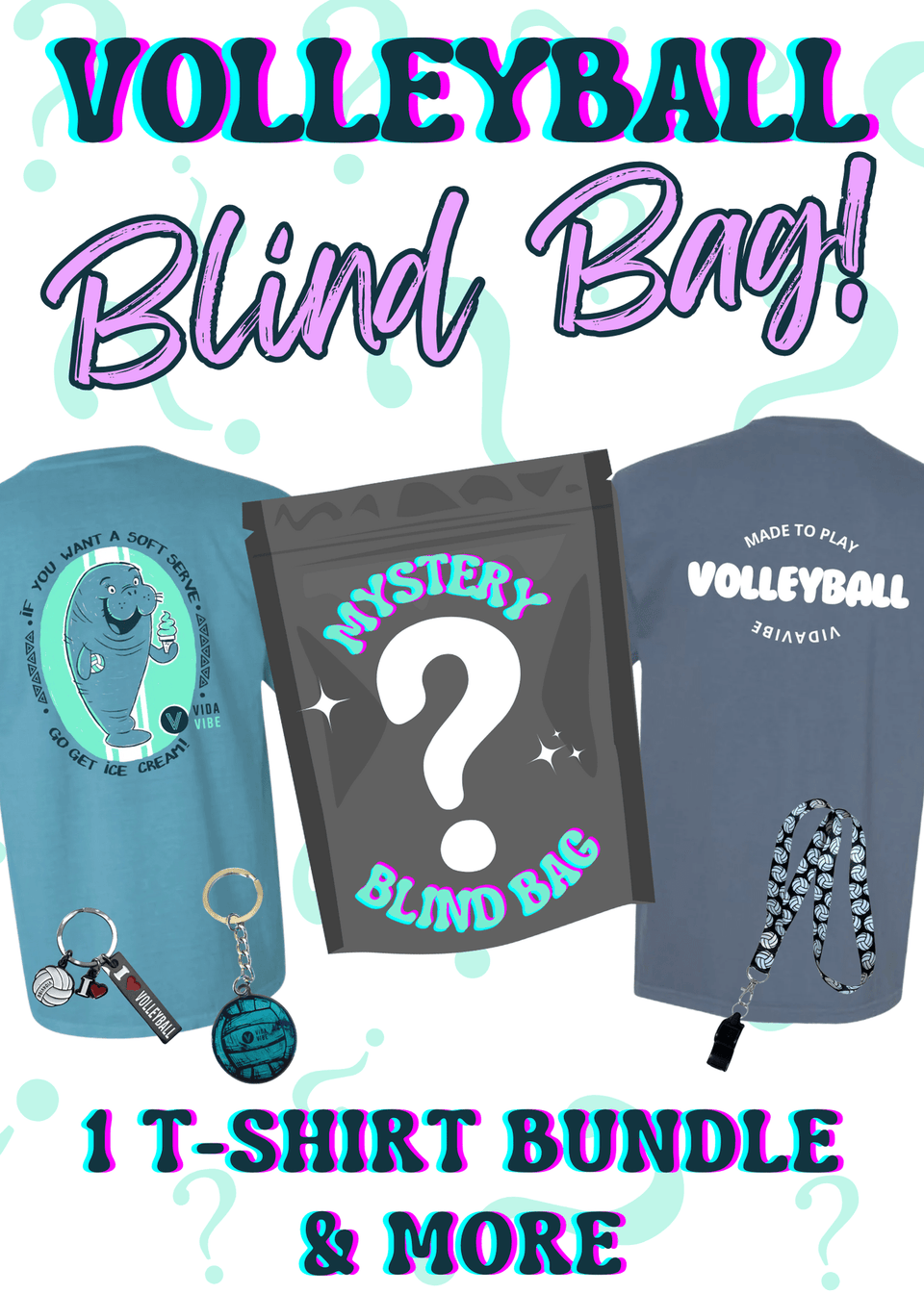 Volleyball Blind Bag T-Shirt & More